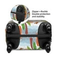 thumbnail image 4 of Fotbe Gnome and Surfing Luggage Cover Protector,Suitcase Protector,Scratch and Dirt Resistant,Fits 18-32 Inch Luggage-X-Large, 4 of 9