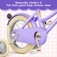 thumbnail image 3 of XJD 12 Inch Girls Bike for 2-4 Years Old Toddlers and Kids, Kid's Bicycle with Basket and Bell Training Wheels, Kid's Bike with Kickstand & Adjustable Seat Handlebar Height, 3 of 8