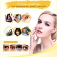 thumbnail image 4 of 25 pares de mascarilla de colágeno para ojos, parche para ojos en polvo dorado, antiarrugas, hidratante debajo de los ojos JM, 4 of 5