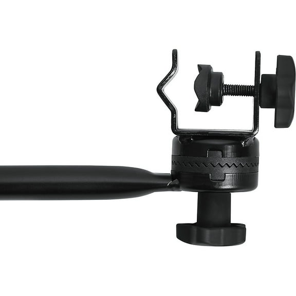 Gator Frameworks Adjustable Clamp-On Angled Mini Interlocking Design 9 Inch Boom Arm (GFW-MIC-CLMPBM9)