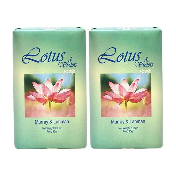 Lenman & Kemp Lotus and Violet Soap 3.35oz (Pack of 2)
