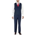 thumbnail image 3 of Mens Ticket Pocket Three Piece Db French Blue Modern Fit, 3 of 5