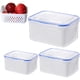 thumbnail image 1 of Recipientes para Almacenar Fruta en el Refrigerador, Contenedor de Alimentos de Cocina con Colador Extraíble, Caja de Almacenamiento para Congelador, 1 of 7