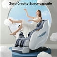 thumbnail image 4 of Serene Fixed-Point Massage Chair with Zero Gravity Recline, Dual Foot Rollers, and Full Body Airbag Massage (Black), 4 of 8