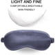 thumbnail image 5 of Máscara de seda para dormir, antifaz para los ojos con relleno de seda de doble capa y correa elástica para dormir toda la noche, viajar y tomar la siesta, antifaz para los ojos con bolsa, 5 of 7