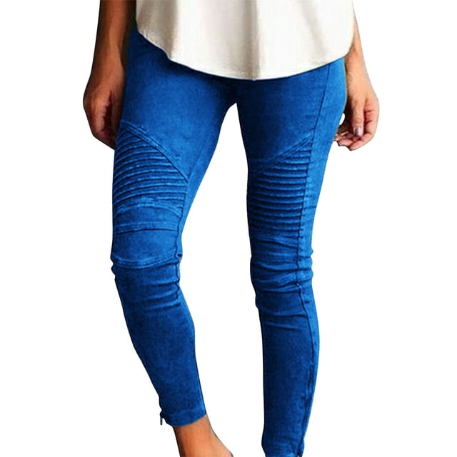 Pantalones amousa de cintura alta, ajustados, elásticos y lisos, talla XL para mujer