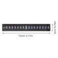 thumbnail image 2 of YOSADIER 5Pcs Fish Tank Sticker Black Adhesive Strip for Aquarium Temperature Monitoring, 2 of 8