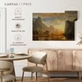 thumbnail image 5 of Elephant Stock Valley Of The Yosemite Wall Art - Horizontal Canvas Wall Art - Living Room Wall Decor - Nature Canvas - Orange And Gray Decor By Albert Bierstadt - 12" x 8", 5 of 8