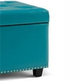thumbnail image 4 of Atlin Designs Storage Bench in Mediterranean Blue, 4 of 5