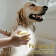 thumbnail image 3 of LQQBOX Pet Grooming Bath Massage Brush Soft Silicone Bristle for Long Short Haired Dogs Cats Shower, 3 of 7