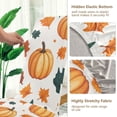 thumbnail image 5 of Yayeee 4 Pack Dining Chair Covers Stretch Parson Chairs Slipcovers Seat Protector, Pumpkins Pattern, 5 of 6