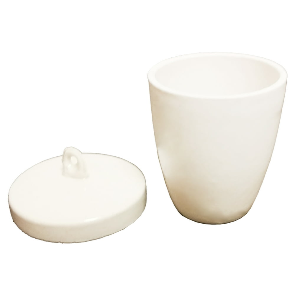 Porcelain Crucible with Lid, HighForm, 30ml
