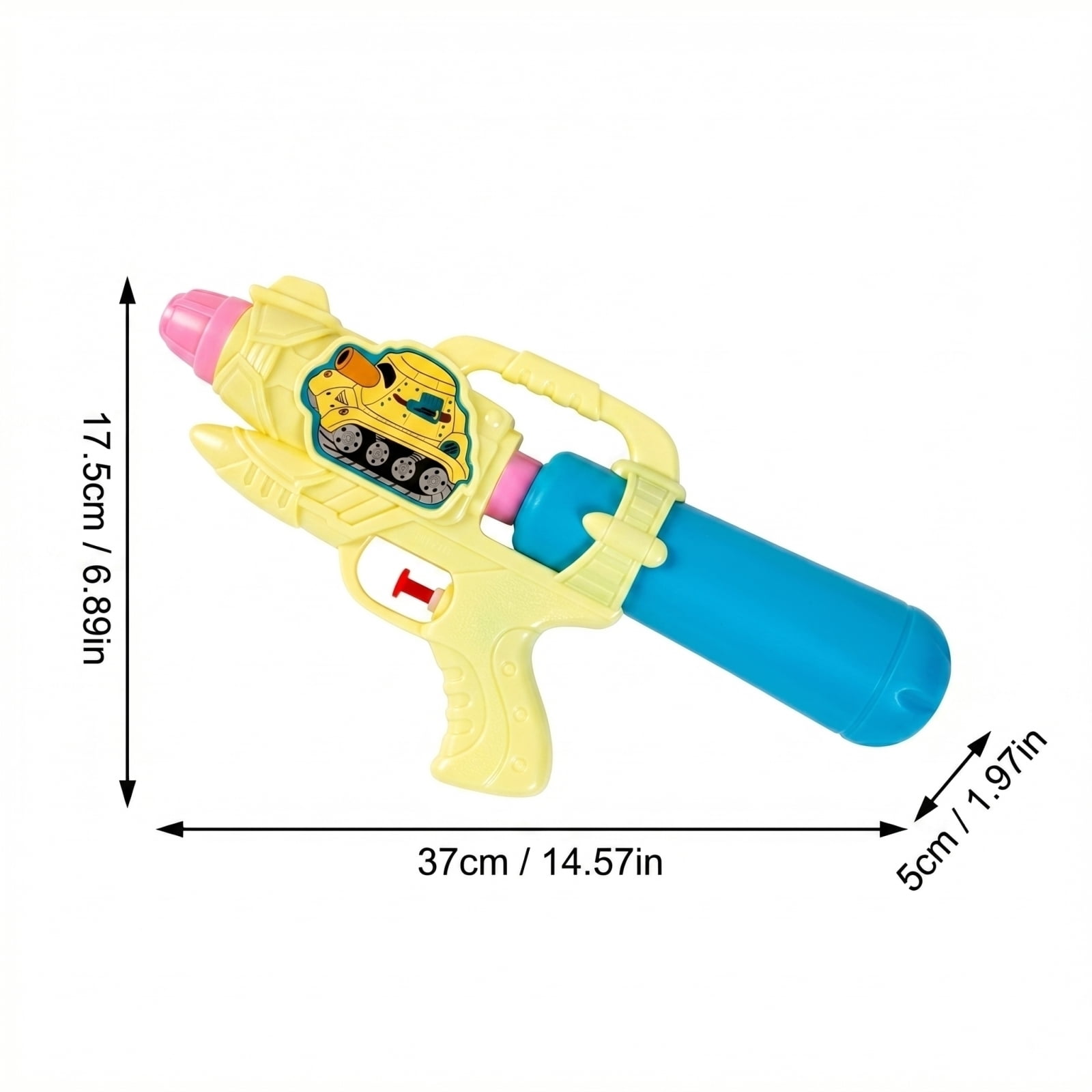 Compact Kids Water Gun Toy Small Handheld Spray Gun for Outdoor Summer Play Fun for Boys Girls 3-8 Years, Lightweight Portable Design for Beach Pool Backyard Games