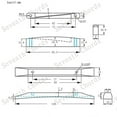 thumbnail image 4 of Rosewood 6 String Archtop Guitar Adjustable Bridge Part for Jazz Acoustic Guitar, 4 of 9