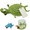 Green 3, variant on 3pcs Crochet Lizard Coaster, Fun Little Lizard Coasters, Cute 3D DIY Handmade Funny Amigurumi Animal Cup Mats for Beginners Adult Decorative Drink Mug Rug for Home Decor