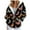 Pink, variant on larppty Womens Oversized Butterfly Print Hoodie with Pockets Hooded Drawstring Sweatshirt Zip Up Sweater Fall Tops (Purple, S)