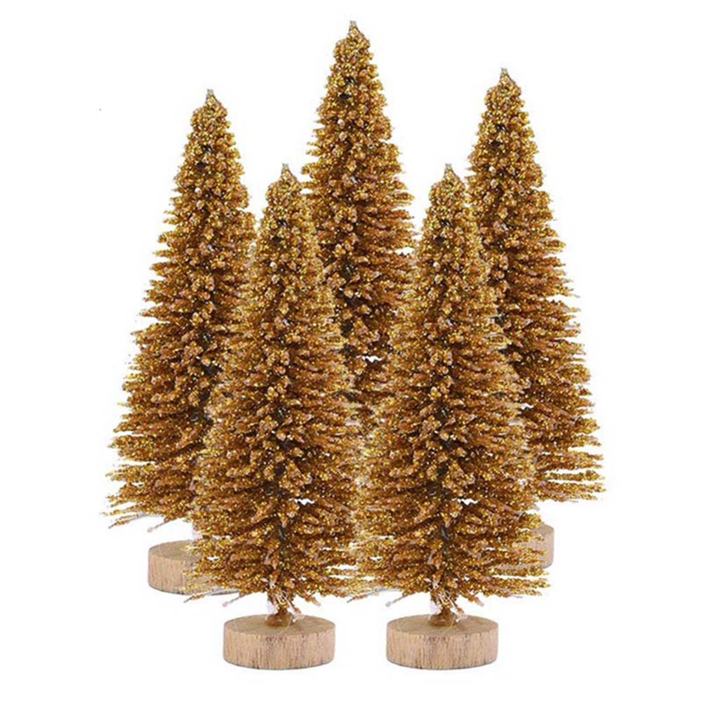 Small Decorated Christmas Tree Fake Pine Desktop for Home Party Decor