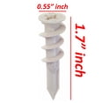 thumbnail image 3 of Wideskall Nylon Self Drilling Drywall Anchors Large for #8 - #10 Fastener Screws, Pack of 15, 3 of 4