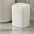Qepwscx Touchless Bathroom Trash Can,3 Gallon Automatic Garbage Cans