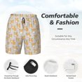 thumbnail image 3 of Haiem Corgi Dog Mens Swim Trunks with Compression Liner 2 in 1 Swimming Shorts Stretch Swimwear Quick Dry,Board Shorts-Medium, 3 of 9