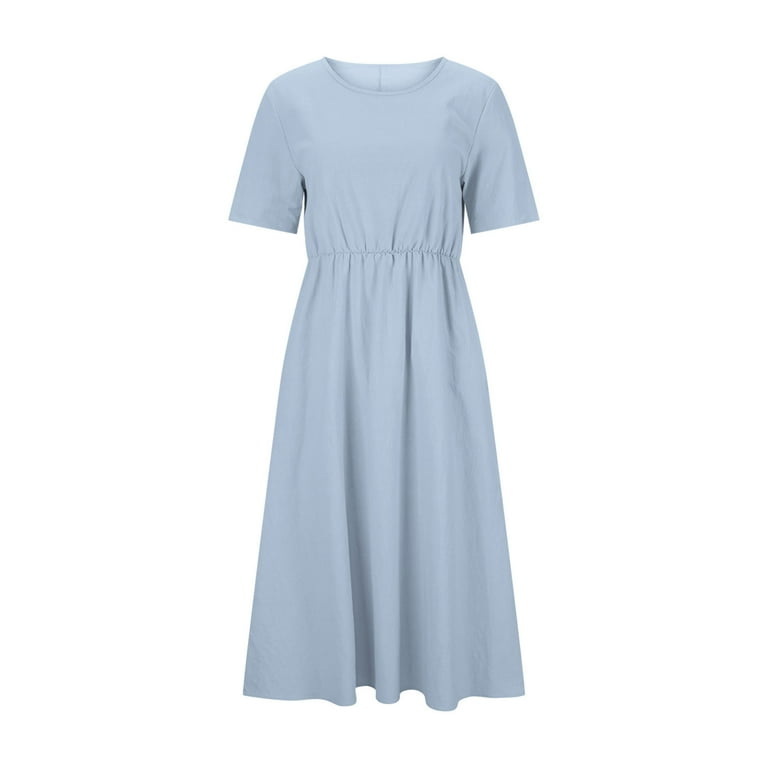 sachin and babi light blue dress Women Bodycon Short Sleeve Mini Dress Scoop Neck Party Club Silver Sexy  Shiny main image 0