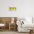 thumbnail image 2 of Stupell Industries Three Sunflower Bouquets Country Planks Still Life Graphic Art Unframed Art Print Wall Art, Design by Ziwei Li, 2 of 5
