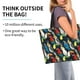 thumbnail image 2 of Balery Parrot Bolsa Tote Estilo Estético con Cremalleras, Bolsa de Hombro, Bolsa de Compras Grande y Plegable, 2 of 8