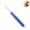 Blue, variant on Retractable Stainless Steel Fruit Pick Toothpick Tool, Portable One Head Telescopic Fruit Skewer, Multifunctional Reusable Metal Toothpick with Key Ring for Fruit Dessert Party Travel Kitchen Gadget