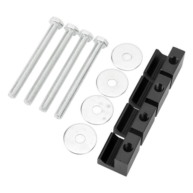 Boîte à Outils Crochet en J, 4 Pcs Boîte à Outils Camionnette Ancrage de Fixation Installation Facile