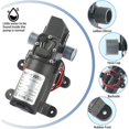 thumbnail image 3 of Bomba de agua de 12 V, conector de alta presión de 20 mm, bomba de diafragma autoaspirante para autocaravana, caravana, barco, jardín Kuyhfg Bienvenido a Kuyhfg, 3 of 5