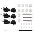 thumbnail image 1 of Kit Sujeción para Cortinas Ventana Retenedores Cables Botiquín Primeros Auxilios Día Y Noche, 1 of 9