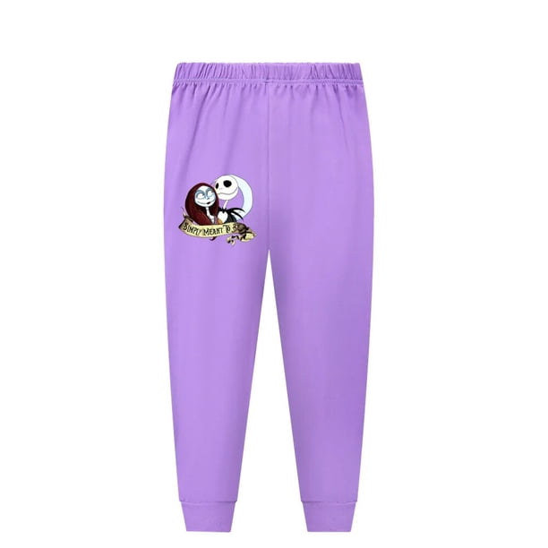 Pijamas de Nightmare Be for Christmas para niños, ropa de dormir de otoño e invierno, conjunto de pijamas para bebés, camiseta, pantalones, traje para niñas, camisetas de manga larga