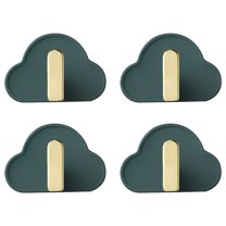 LACKUST Wall Hanging Hooks on Sale,Self-designed Cloud Cloud Hook Hook Hook Without Punching Wall Strong Hook Key Hook,Army Green