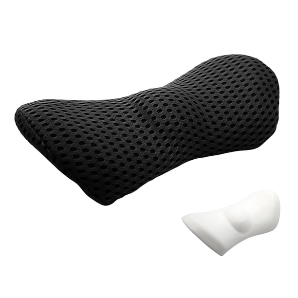 Soporte Lumbar para Aliviar El Dolor Espalda Del Coche Almohada Asiento Malla Cojín Trasero Ergonómico Accesorios Dormir en