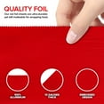 thumbnail image 4 of 200 Count 9 Inch Red Pre Cut Aluminum Pop Up Sheets for Restaurant Disposable Food Wrap for Burrito Hot Dog or Sandwich Stock Your Home, 4 of 8