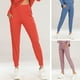 thumbnail image 1 of TFixol Pantalones deportivos para mujer Color sólido Bolsillo de cintura alta Secado rápido, 1 of 8