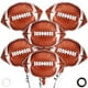 thumbnail image 1 of Globos de fútbol YOTHORN de 27 cm de aluminio para fiesta del Super Bowl, 6 unidades, 1 of 7