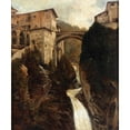 thumbnail image 3 of Pompeo Pozzi 15x17 Black Modern Framed Museum Art Print Titled - View of Nesso, 3 of 5