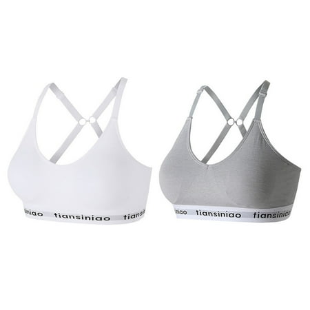 

Women s Yoga Sports Bra Running Fitness Yoga ShockProof Strap Beauty Back Adjustment Strap Bra-2pack