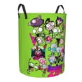 thumbnail image 2 of Invader Zim Laundry Hamper Lightweight Storage Basket Toy Organizer Laundrys Basket Waterproof For Bedroom, Bathroom Small, 2 of 8