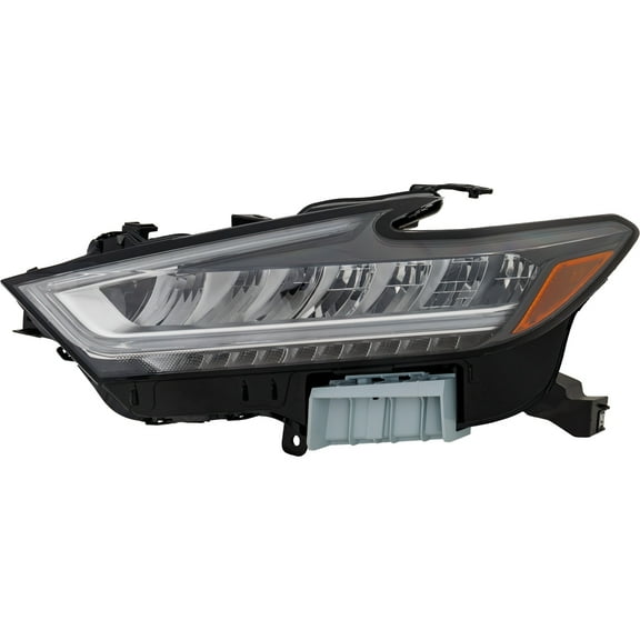 Headlight Compatible with 2019-2021 Nissan Maxima Left Driver LED With bulb(s)