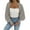 Gray, variant on Slouchy Sweaters for Women Open Front Knit Shrug Long Sleeve Cropped Cardigan Lightweight Textured Shawl Sweater for Women Beige