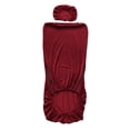 thumbnail image 2 of Funda de Silla de Oficina Gloria Extraíble con Reposacabezas Rojo Estiramiento Elástico Impermeable, 2 of 9