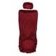 thumbnail image 2 of Funda para silla de oficina con reposacabezas, protector de asiento universal, suave y cómodo. Rojo, 2 of 5