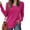 36# Hot Pink, variant on Long Sleeve Shirts for Women V Neck Tops Tunic Casual Blouses Comfy Tee Womens Top Winter Clothes 2025 Light Purple M