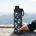 thumbnail image 7 of Pofeuu Daisies Flowers Print 18oz Sports Insulated Kettle Stainless Steel Vacuum Water Bottle Leakproof Sport Flask, 7 of 7