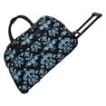 thumbnail image 2 of World Traveler 21-Inch Carry-On Rolling Duffel Bag - Black Blue Damask ll, 2 of 7