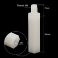 thumbnail image 2 of Uxcell M5x30+7mm Nylon Hex Spacer Standoffs PCB Standoff Screws Nuts, 1Set/20Pcs, 2 of 5