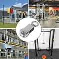 thumbnail image 4 of HWZWT Creative silver piece heavy duty cable pulley rust proof wire rope track pulley 1 piece heavy duty cable pulley rust proof wire rope track pulley, 4 of 5