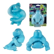 ORB Mega GLOW IN THE DARK Funkee Monkee 3 Pack - Stretchy, Squishy, Funny, Colorful Glowing Monkeys - Perfect to Squeeze for Stress Relief - Fun Collectible Sensory and Fidget Toys for Kids and Adult